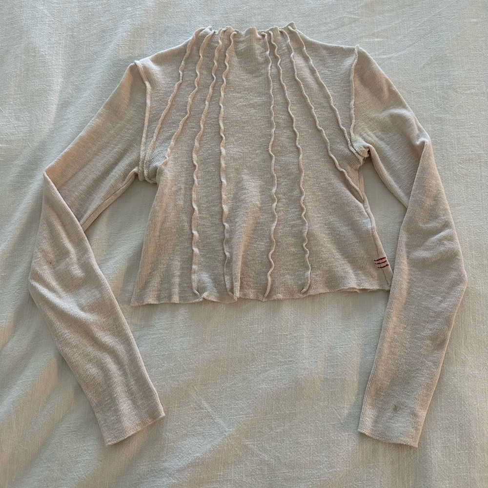 BDG ruffled turtleneck top